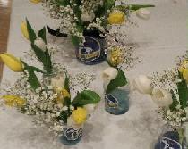Decorative centerpieces at NOAA-GLERL's 50th anniversary Gala
